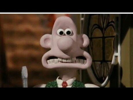 A claymation plasticine man looks askance at the thought of someone not liking cheese