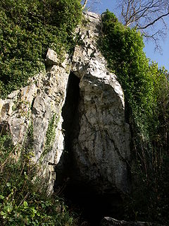 The entrance to Cathole Cave.