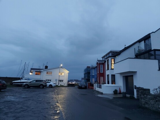 Harbour at dusk