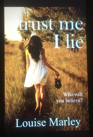 Book Cover of Trust Me I Lie by Louise Marley

A woman walking through a corn field