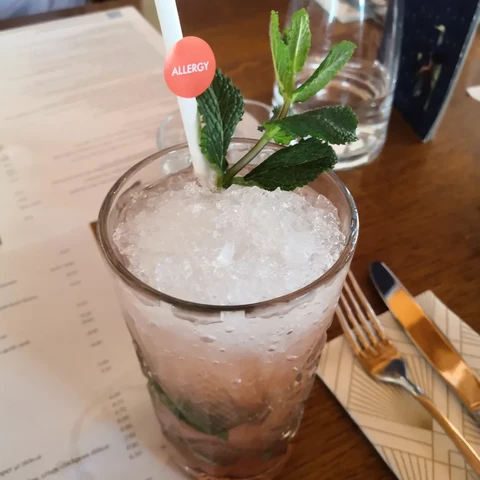 Strawberry mojito.