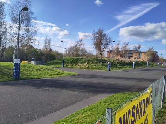 Our track at the Shrewsbury Sports village