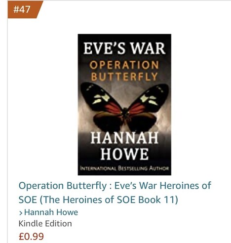 A butterfly on a book cover 