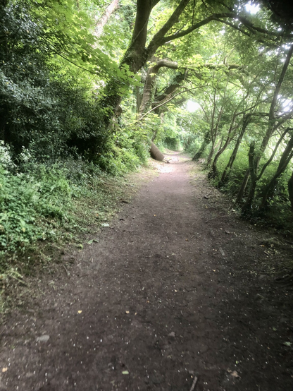 The historic black path between Sarn and Bridgend. So called because this is where the old coal spoil was dumped. 