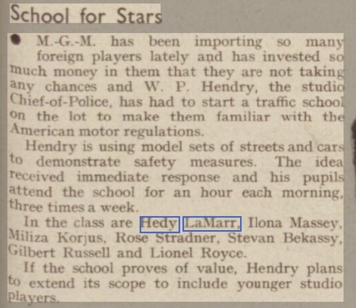Newspaper report 1937