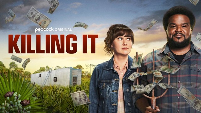 Killing It promo poster with Claudia O'Doherty and Craig Robinson