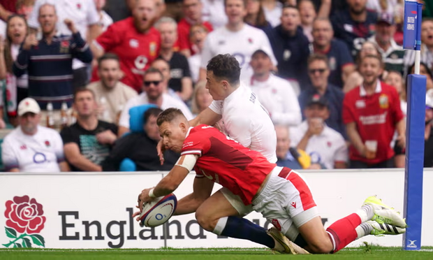 Liam Williams on the ground