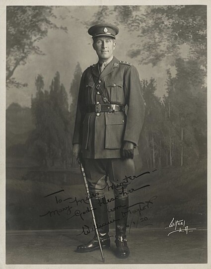 Photograph of a man in military uniform 