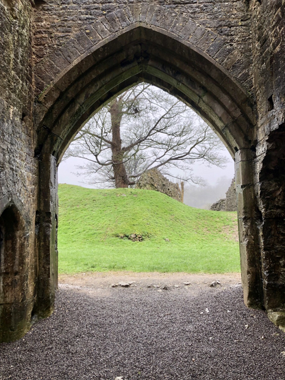St Quintin’s castle at Llanblethian. 
