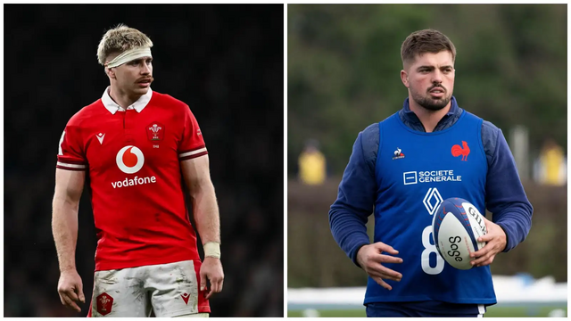 Split with Wales star Aaron Wainwright and France captain Gregory Alldritt.

