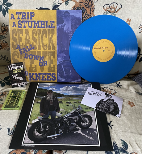 Seasick Steve album on blue vinyl 