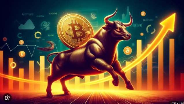 Shitty AI crypto bull with an entirely disembodied section of tail just floating nearby