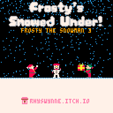 Frosty Snowed Under Title Screen