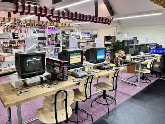 Another view of the upstairs at the RMC. There's loads more, and downstairs there's an arcade room with a bunch of great machines all available to play and well fettled.