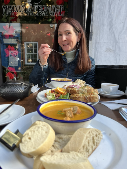 Some delicious food at Madame Fromage, Abergavenny 