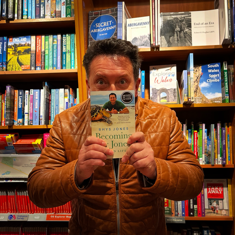 Becoming Dr Jones signed copies at Waterstones Abergavenny 