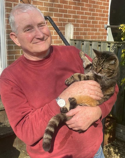 Me and Bella today, 8th March 2025.