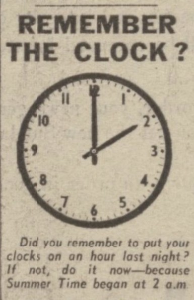 Summer Time clock 