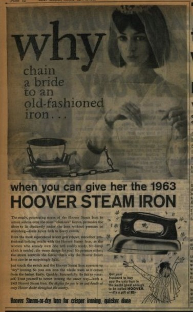 Iron advertisement 