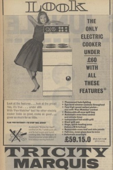 Electric cooker advertisement 