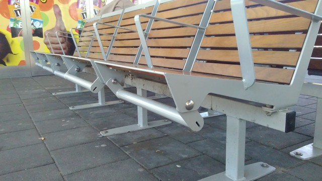 Same seats viewed from higher angle.