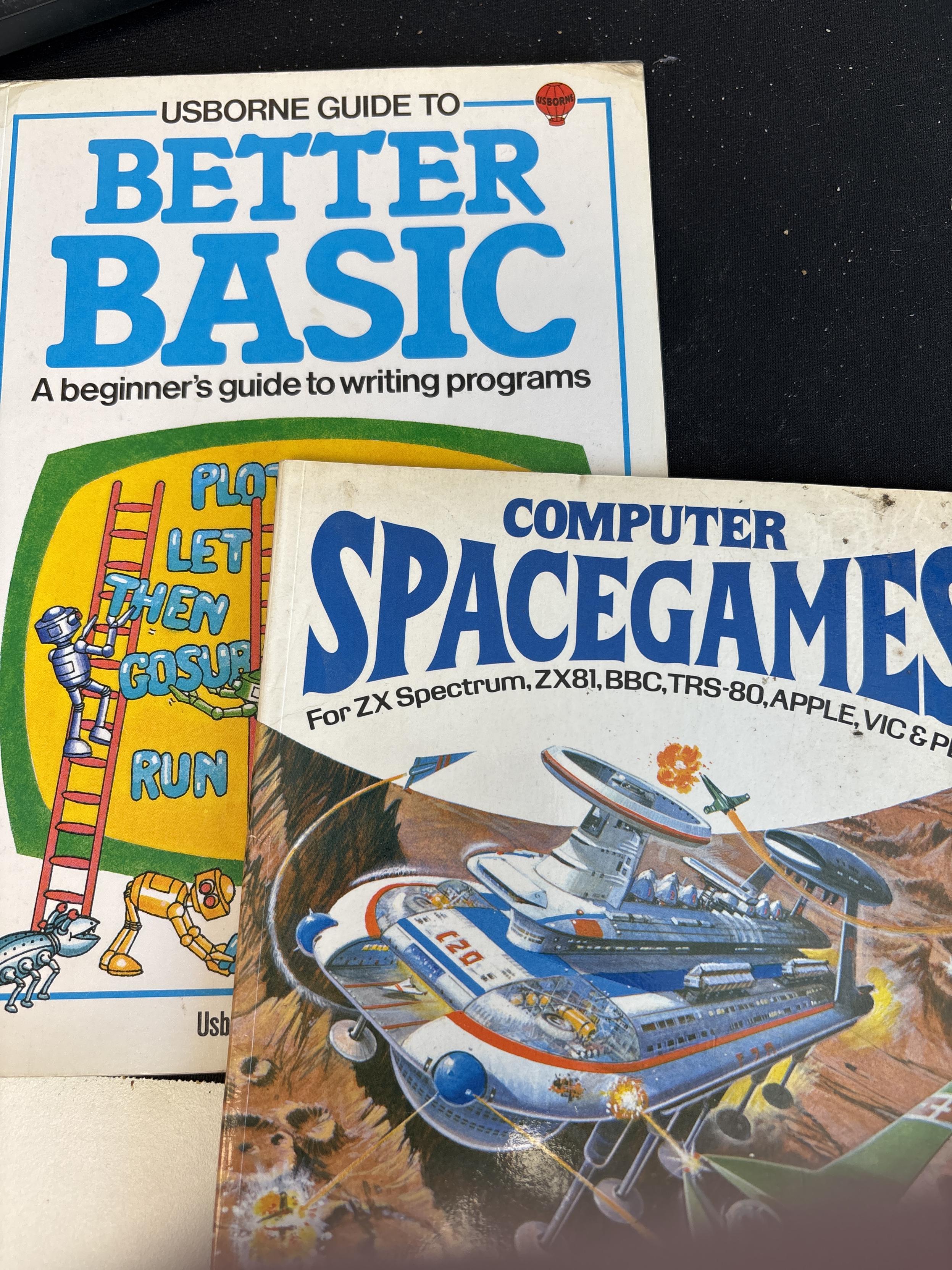 Usborne programming books from the 1980s - Better Basic and Computer SpaceGames
